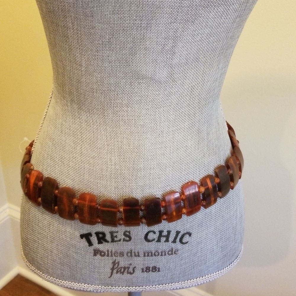 Chicos tie belt never worn adjustable sizing